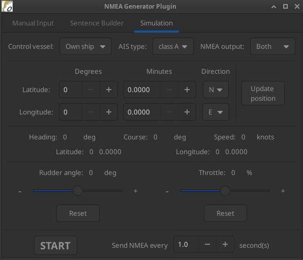 simulation tab